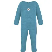 Normani Pijama entero/body azul / blanco