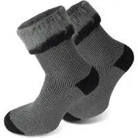 Polar Husky Calcetines 'Extrem Hot' gris / negro