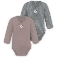 Normani Pijama entero/body 'Kaitaia' gris / taupe / gris humo
