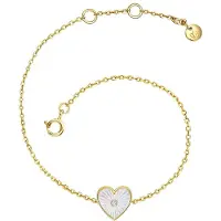 Glanzstücke Pulsera oro / transparente