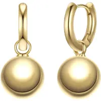 Yokoamii Pendientes oro