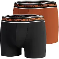 Replay Calzoncillo boxer cognac / negro / blanco