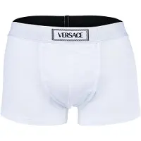 Versace Calzoncillo boxer negro / blanco