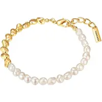Yokoamii Pulsera dorado / blanco