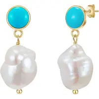 Glanzstücke Pendientes blanco