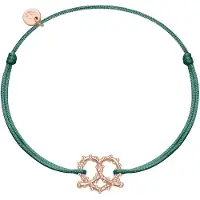 Glanzstücke Pulsera oro rosa / verde oscuro