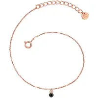 Glanzstücke Pulsera oro rosa / negro