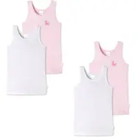 Schiesser Camiseta térmica turquesa / rosa pastel / rosa claro / blanco
