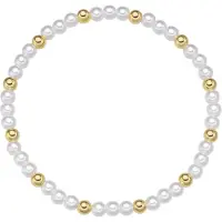 Yokoamii Pulsera oro / blanco