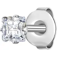 True Rebels Pendientes plata / transparente