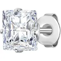 True Rebels Pendientes plata / transparente