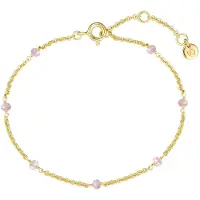 Glanzstücke Pulsera dorado / rosa