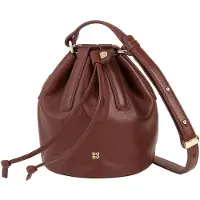 Dudu Toys Filicudi Bolso bombonera Piel natural 14 cm marrón