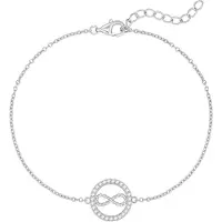 Rafaela Donata Pulsera plata / transparente