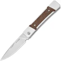 Kizer Cutlery Little Grand V2670A1 Satin Nitro-V, Aluminium Mkuruti Wood, navaja, diseño de Jonathan Styles