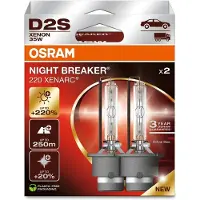 Osram Luz De Coche D2s 85v 35w P32d-2 Xenarc Night Breaker 220 White 4500k 2 Unidades