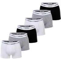 Lacoste Calzoncillo boxer gris / negro / blanco