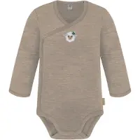 Normani Pijama entero/body 'Kaitaia' beige / blanco