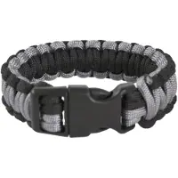 Normani Pulsera gris / negro