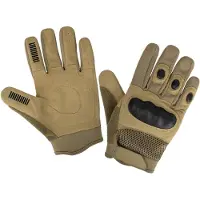 Normani Guantes con dedos ' Airborne ' beige / negro