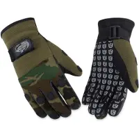 Normani Guantes con dedos ' Selachii ' taupe / caqui / verde oscuro / negro