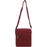 Mindesa Bolso de hombro rojo vino