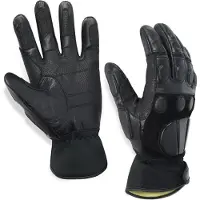Normani Guantes con dedos ' WatchDog Xtra Strong ' negro