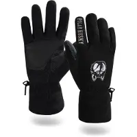 Polar Husky Guantes deportivos 'Lhotse' negro / blanco