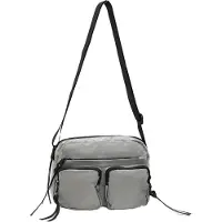 Mindesa Bolso de hombro gris / negro