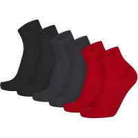 Normani Calcetines gris / rojo / negro