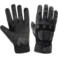 Normani Guantes con dedos ' WatchDog ' negro