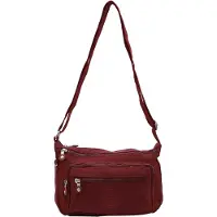 Mindesa Bolso de hombro borgoña