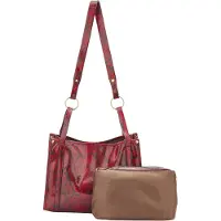NAEMI Bolso de hombro rojo