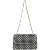 Faina Bolso de noche negro / transparente
