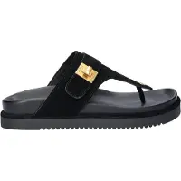 Steve madden Tuned-in Sandals Black Suede Talla: 41 | Chancletas Outlet | Mujer | Negro