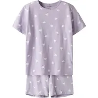 TWO SOON Camiseta de noche lila claro / blanco
