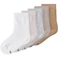 TWO SOON Calcetines camelo / beige oscuro / gris moteado / blanco