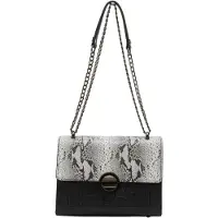 NAEMI Bolso de hombro gris basalto / gris claro / negro