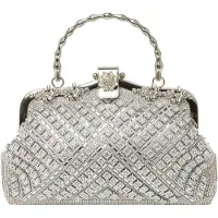 NAEMI Bolso de mano plata