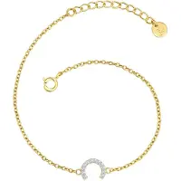 Glanzstücke Pulsera oro / blanco