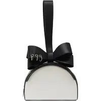 NAEMI Bolso de mano negro / blanco