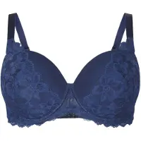 Zizzi Sujetador 'Leva' azul oscuro