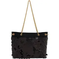 KRZY Bolso de hombro oro / negro