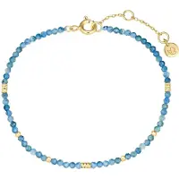 Glanzstücke Pulsera azul / dorado