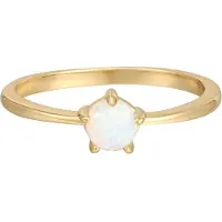 Rafaela Donata Anillo dorado / blanco