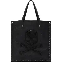 Nelice Bolso de hombro negro / plata