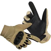 Normani Guantes con dedos ' Delta Force ' beige / negro