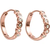 Purelei Pendientes 'Reef' oro rosa / transparente