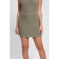 Guess Marciano GUESS Eco Isabelle Skirt Swtr Mossy Green Talla: L | Mini Faldas Outlet | Mujer | Verde