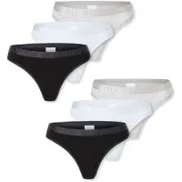 Elle Tanga gris claro / negro / blanco